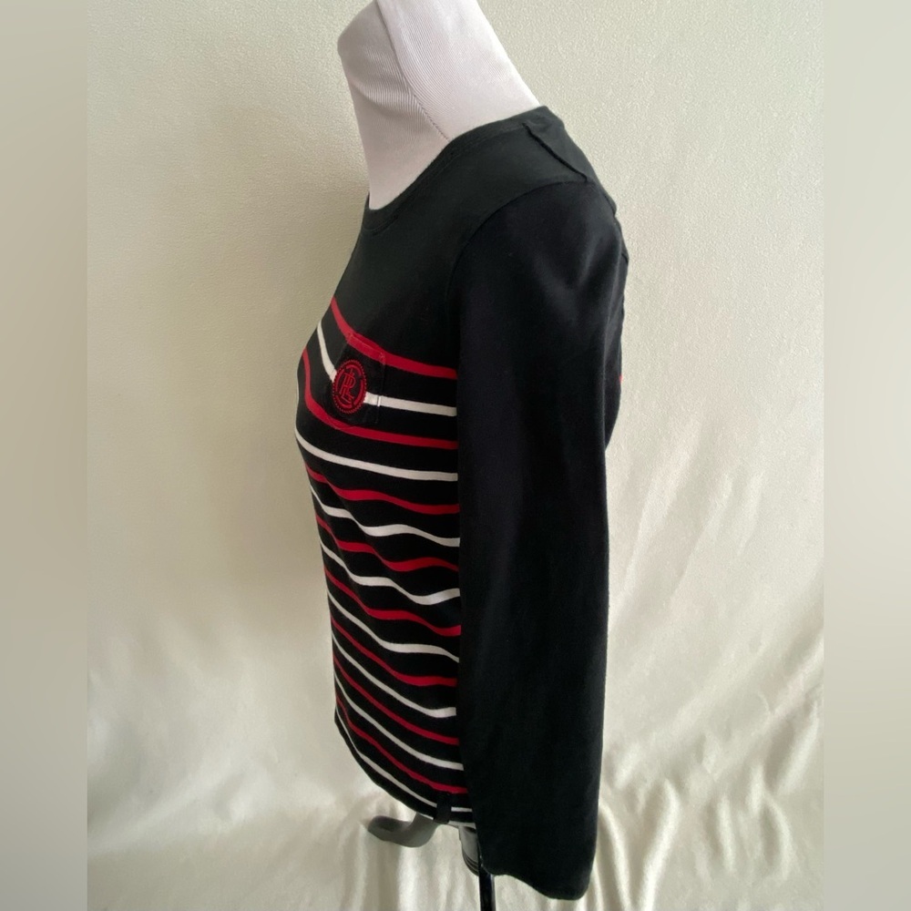 Lauren Active Ralph Lauren Top  Women’s Medium Cotton Stipend Pullover W/Logo - Picture 2 of 11
